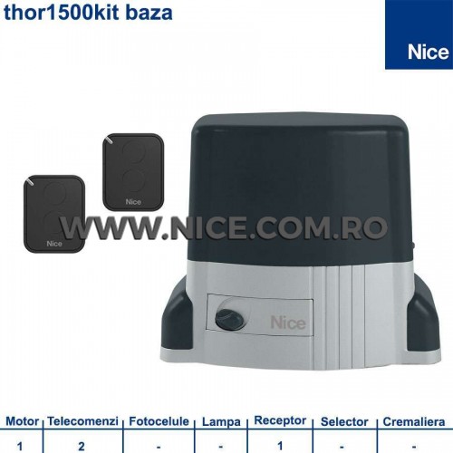 Automatizari porti culisante Nice Thor1500Kit Baza